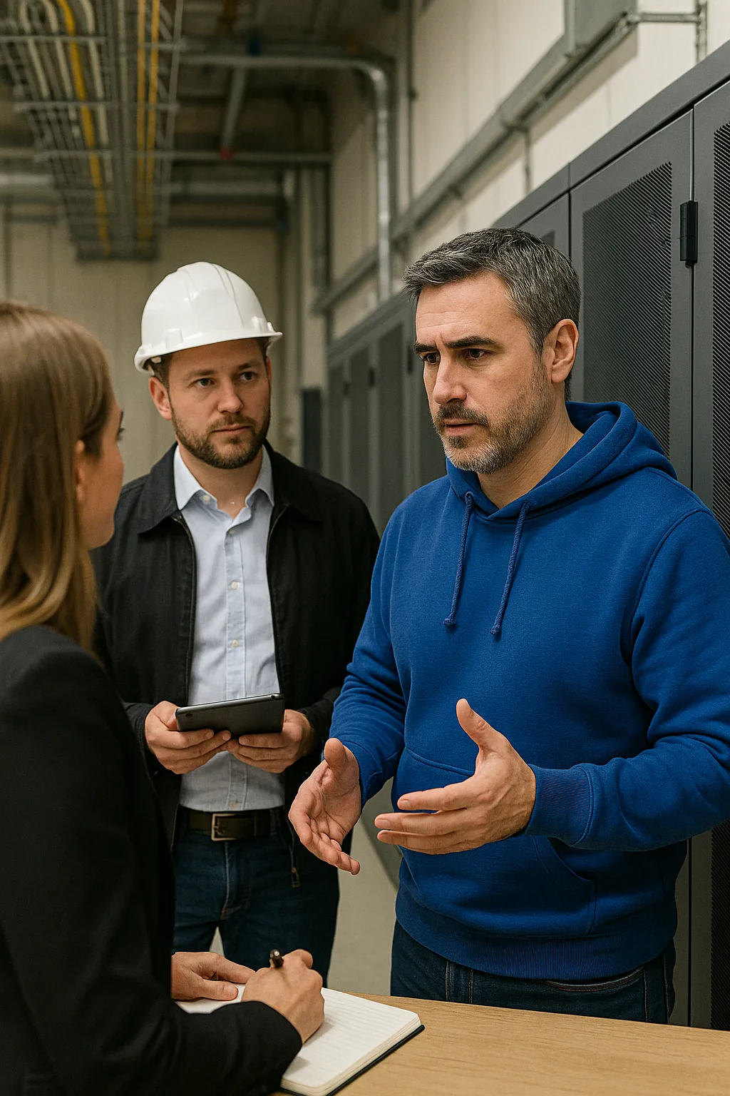 visite client et briefing de trois cent onze recrutement à Nantes 