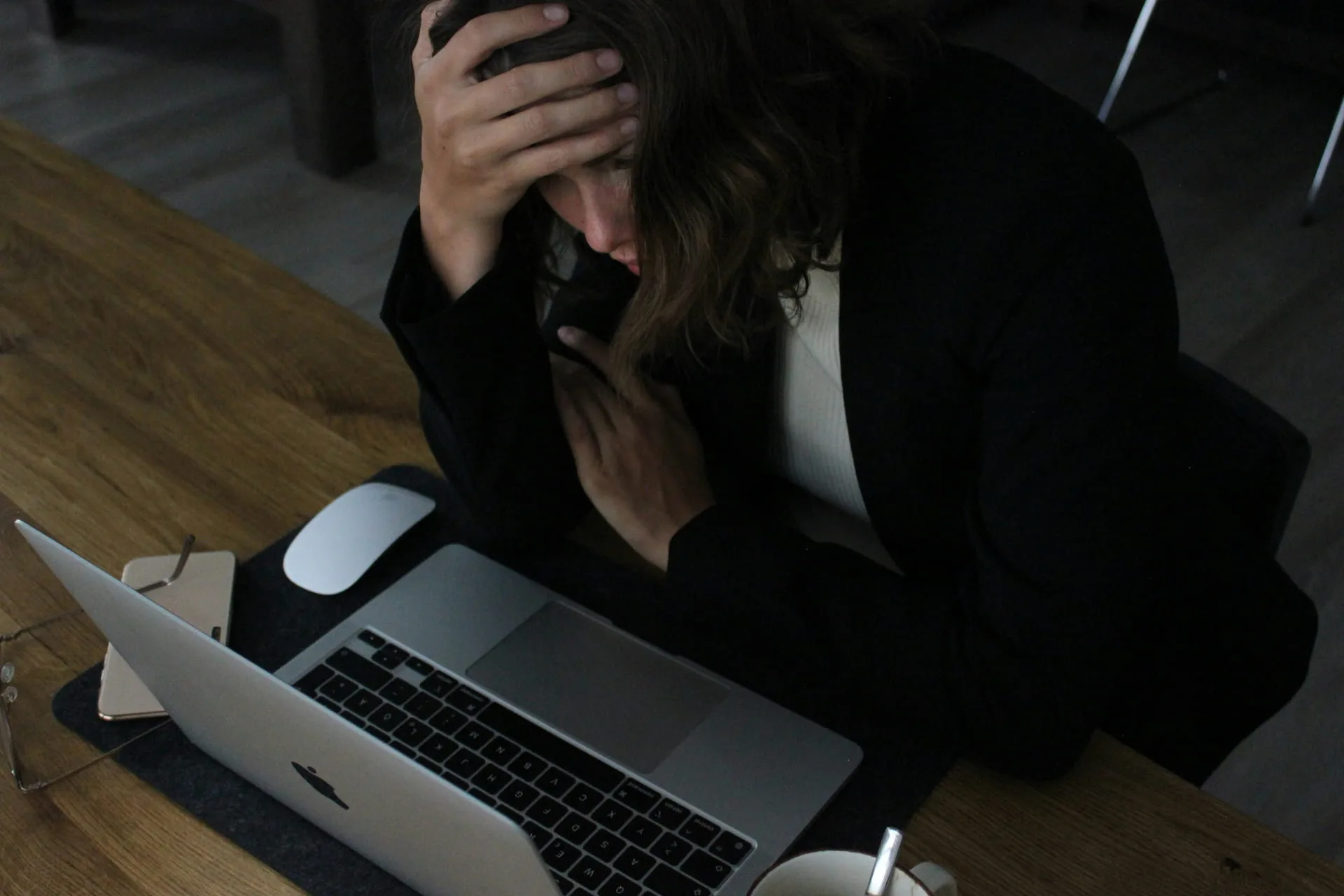 personne en état de stress au travail